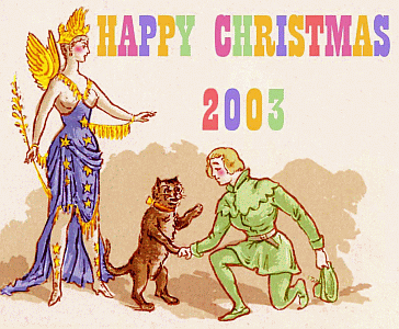 Happy Christmas 2003, adapted from Drury Lane pantomime programme, London, 1884